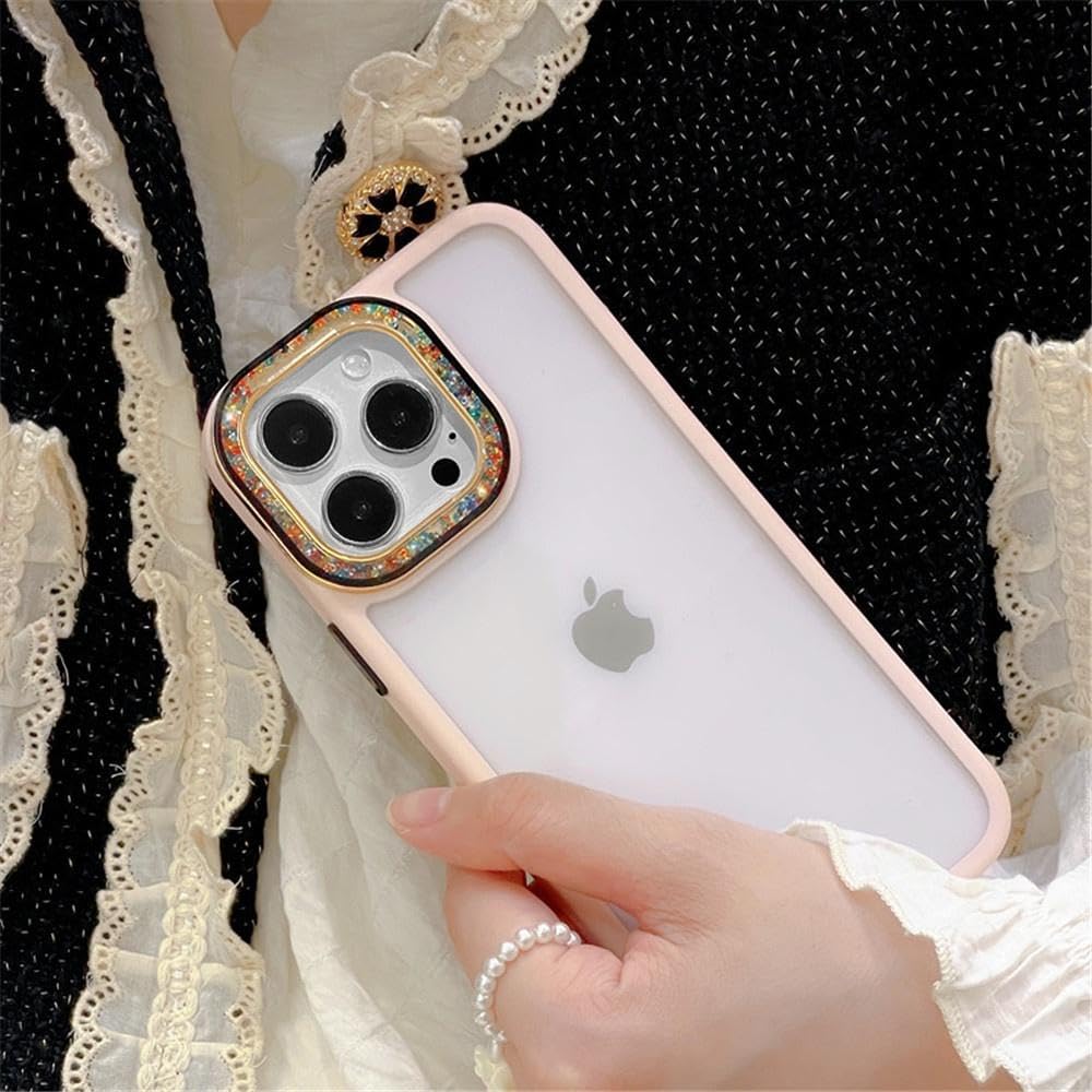 Amazon.co.jp: kaitesi 対応 iPhone 13 ケース ピーズ デコレーション